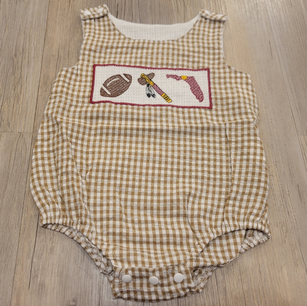 Seminoles Fan Bubble Romper